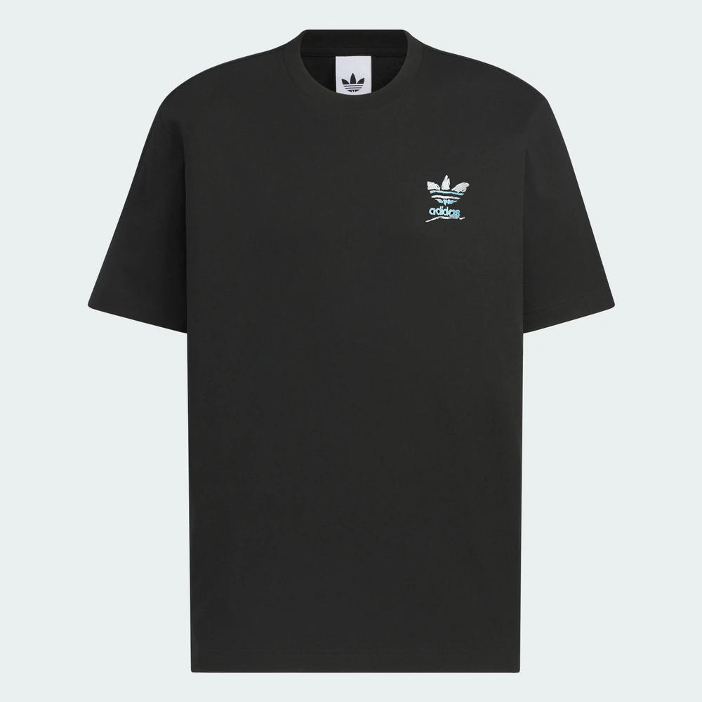 adidas三叶草Originals阿迪男款GRFX TEE针织短t恤KD1838