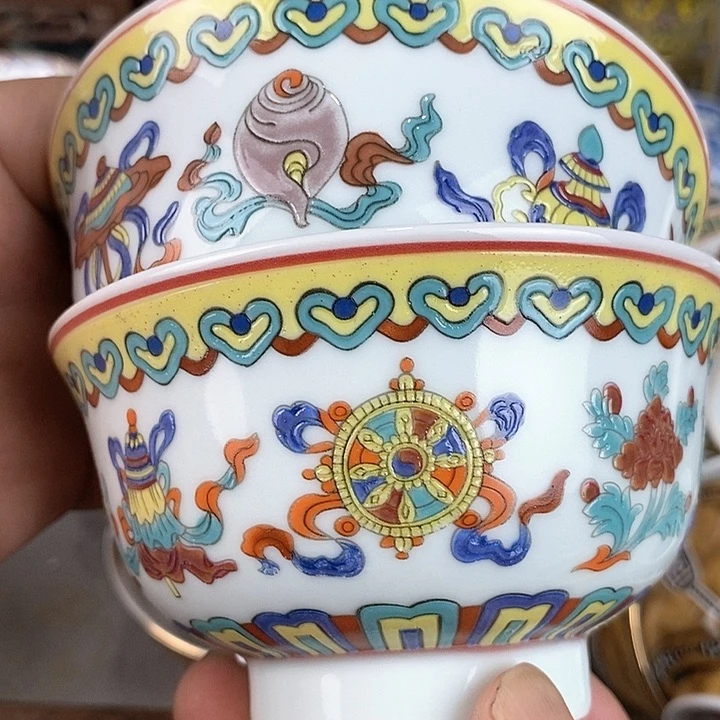 景德镇陶瓷藏式茶碗