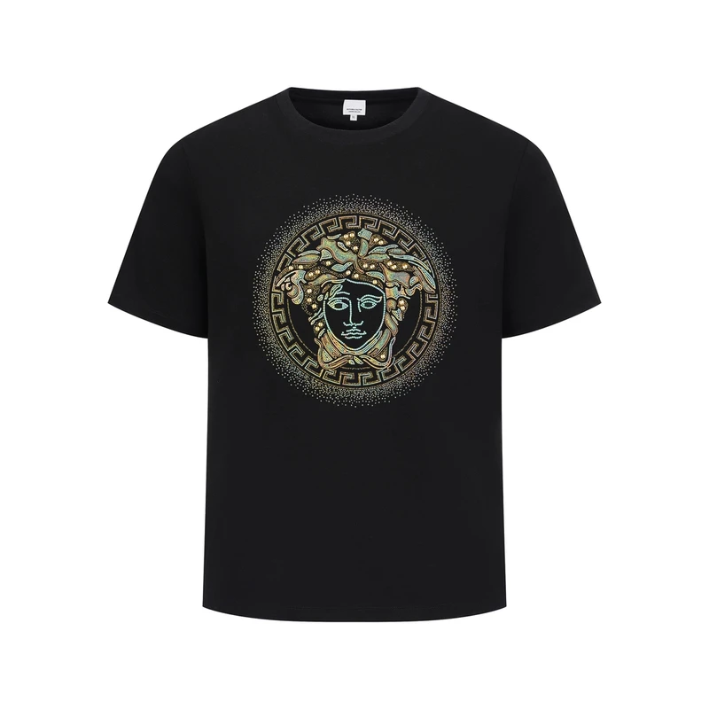 【美人头满天星】高奢重工烫钻T恤