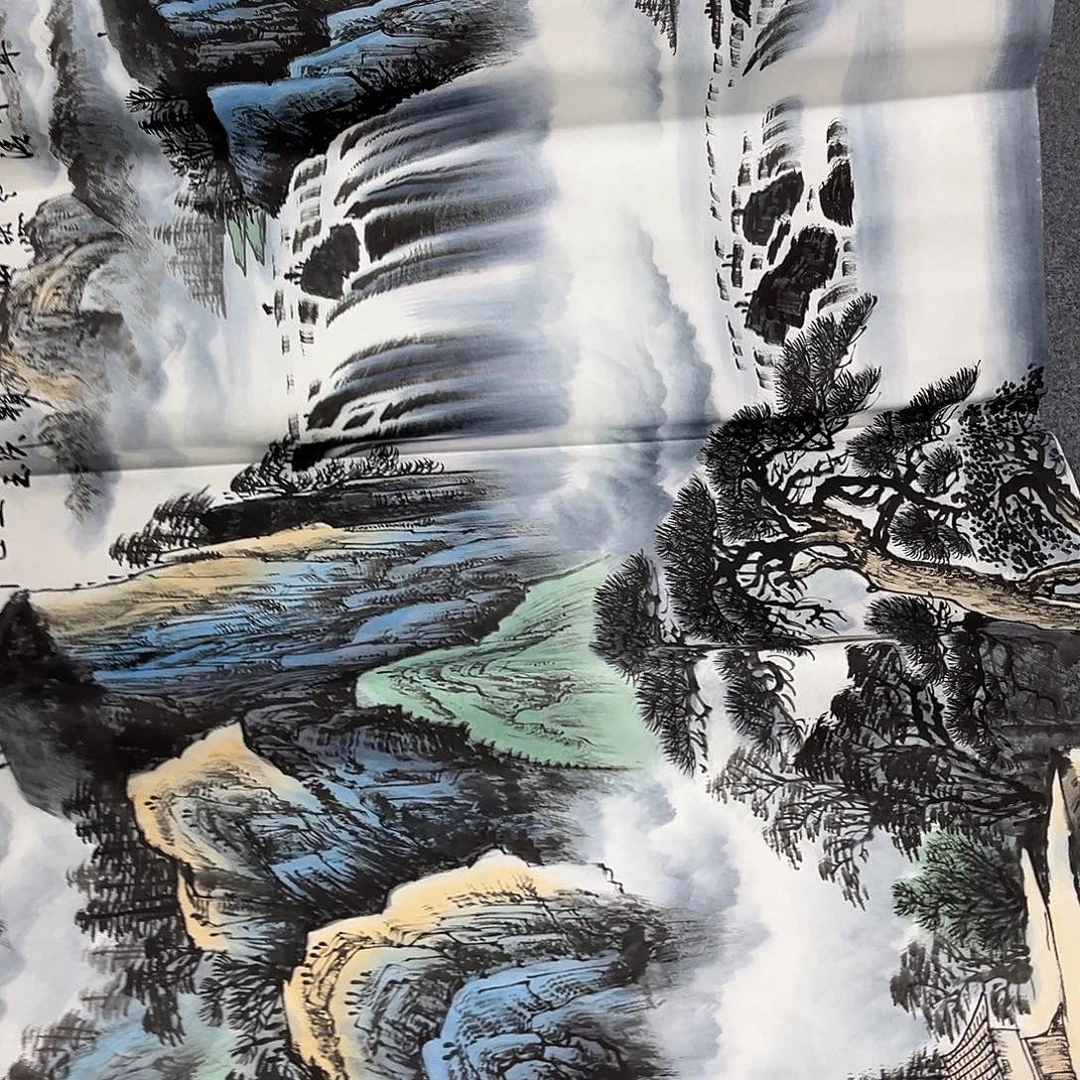 国画国画老师手绘作品