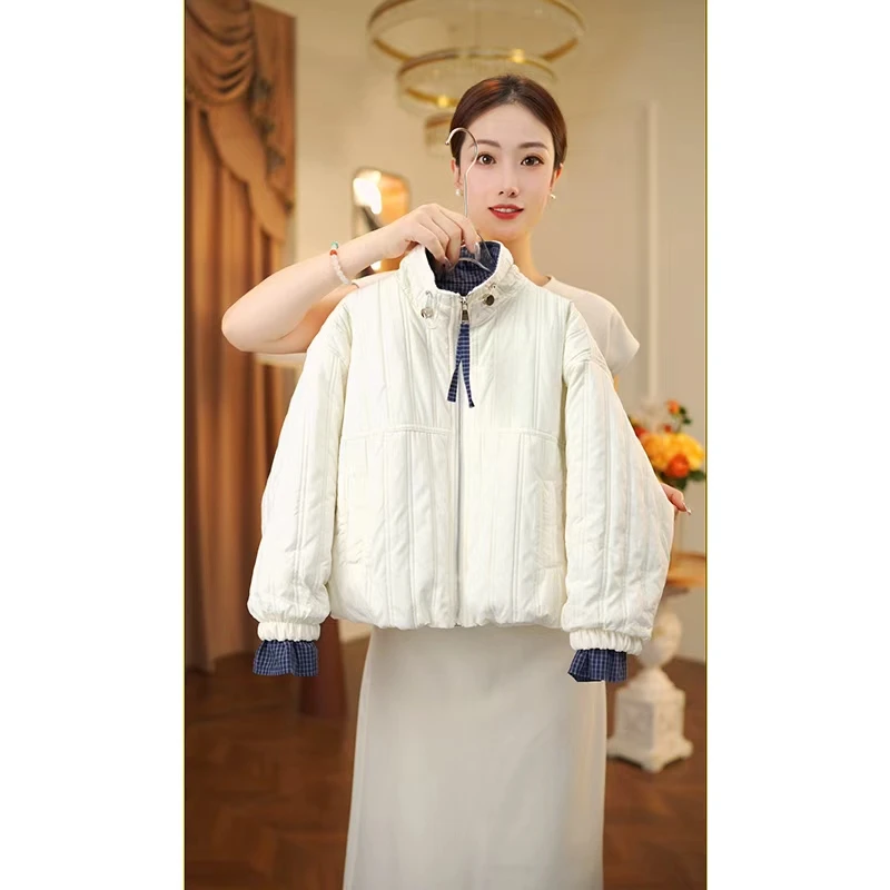 女童冬装外套2025儿童秋冬季加厚棉袄小女孩外套3076