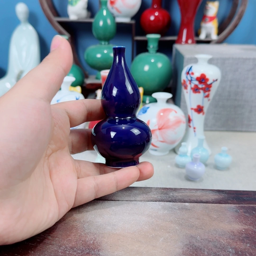 陶瓷手工小花器摆件