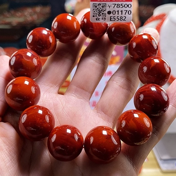 未镶嵌瓦西典藏 18mm   多样性发一南红玛瑙