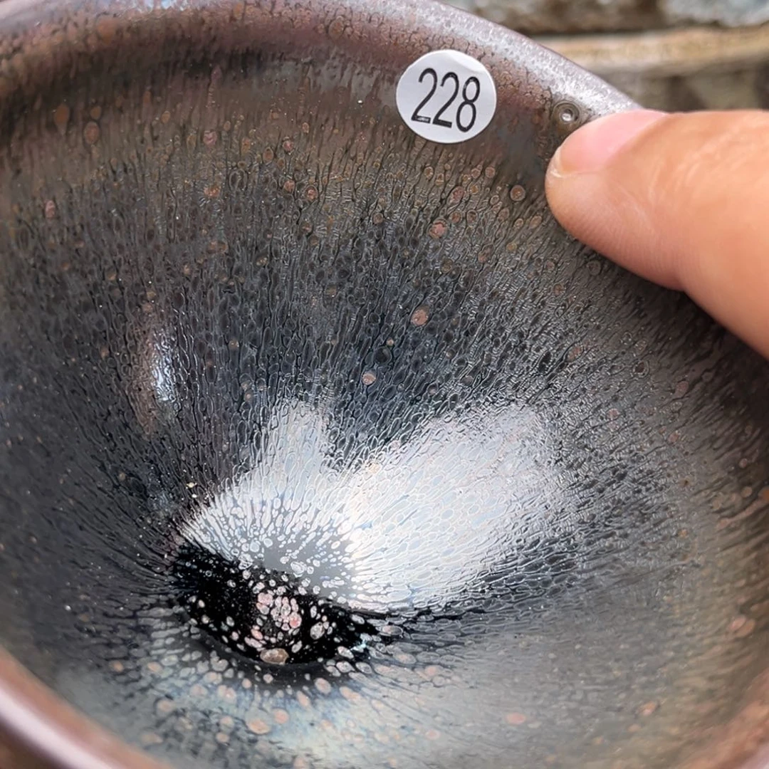 茶盏义兴龙窑坚持真柴微瑕