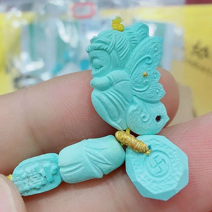 绿松石未镶嵌配饰