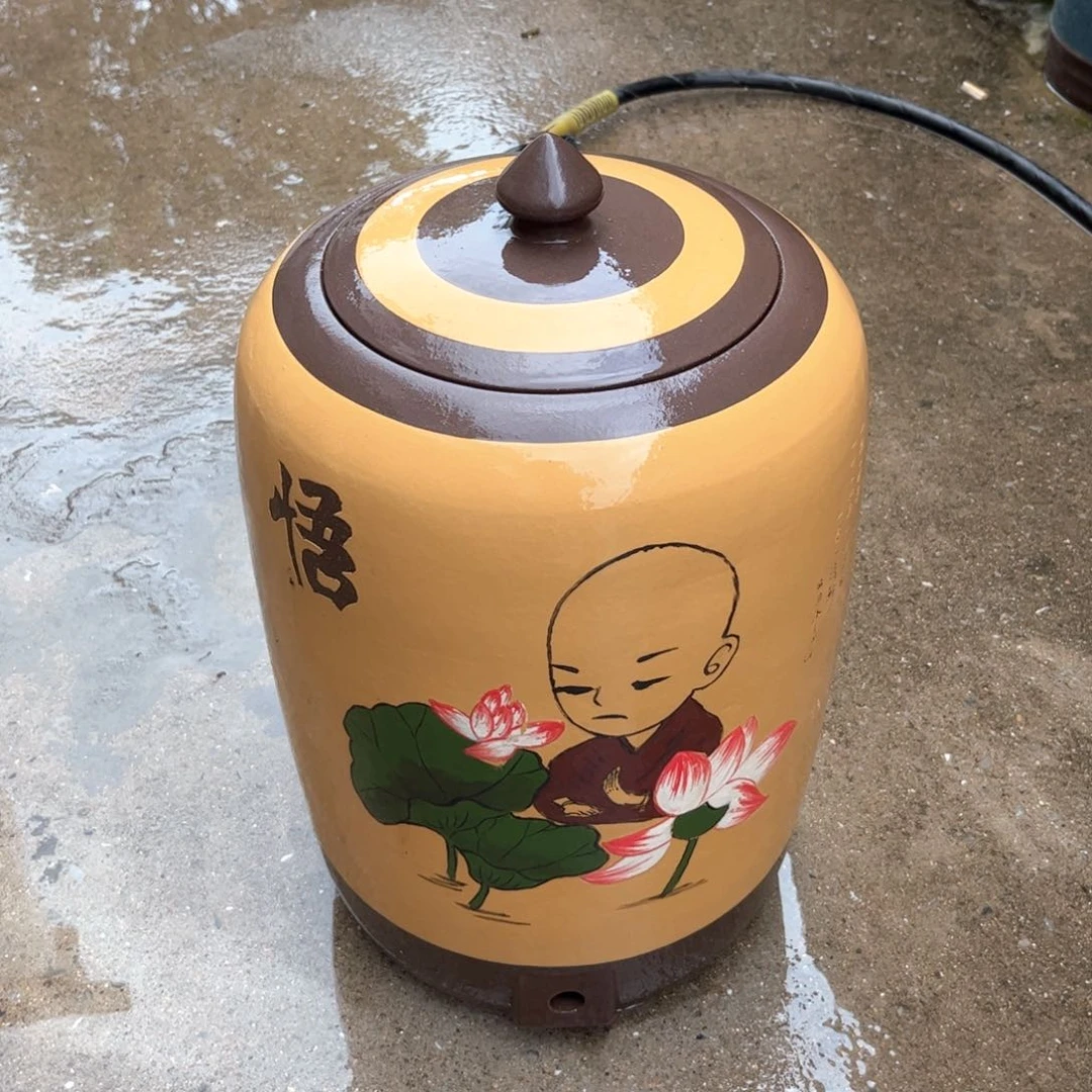 紫砂茶叶罐20龙头款