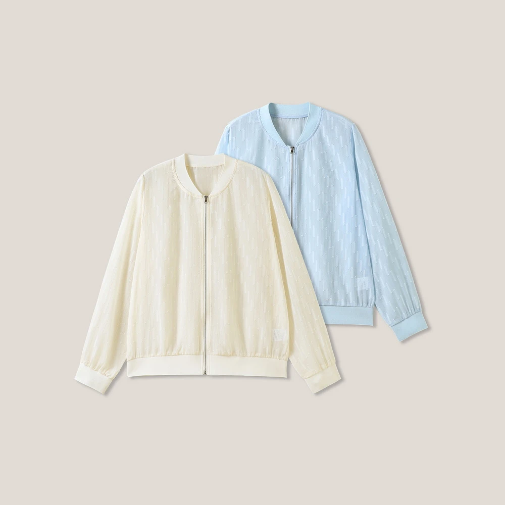 时尚气质纯色拉链上衣 百搭休闲长袖外套SS26089