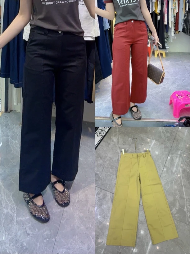 6165新款时尚百搭显瘦九分裤