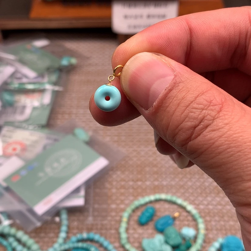 【闪购商品】未镶嵌绿松石颈饰17