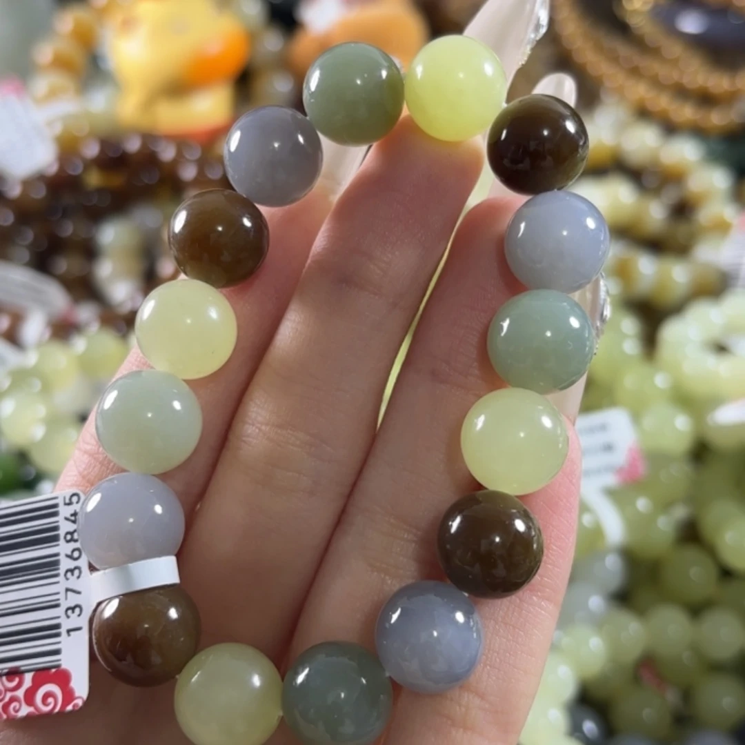 和田玉未镶嵌手链68