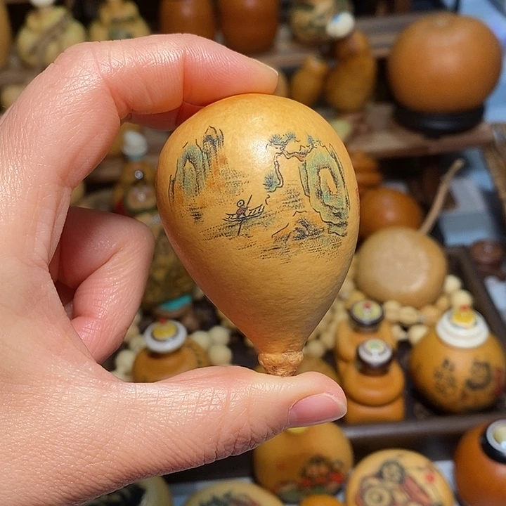 山水针刺小萝卜葫芦