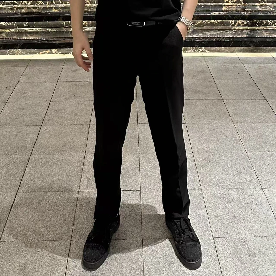 WENN修身西裤商务绅士风休闲西裤