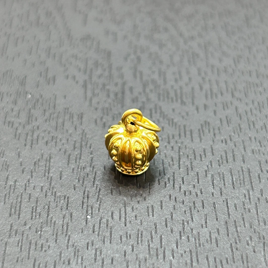 【佳佳专享】足金999投资金攒黄金皇冠配件ZBHJD1651克重多退少补