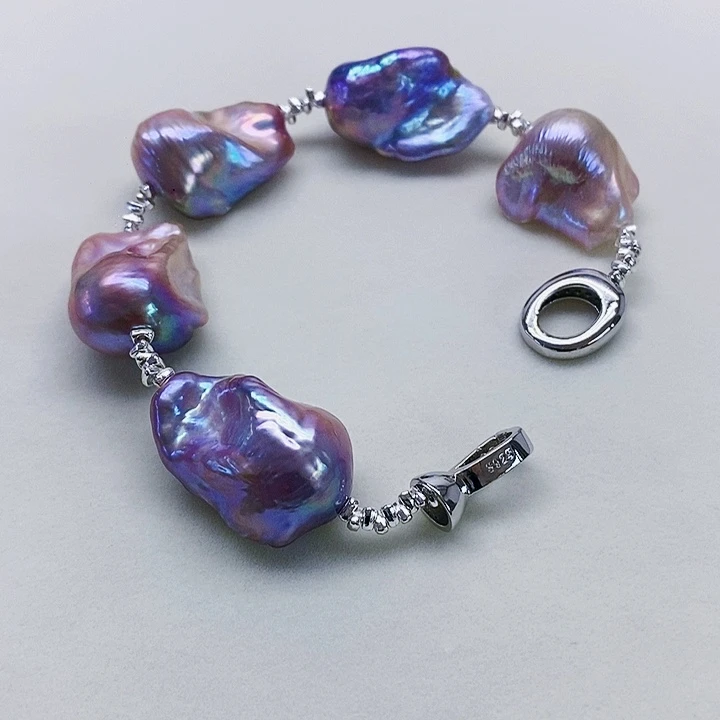 银S925镶嵌耳饰淡水珍珠?***?