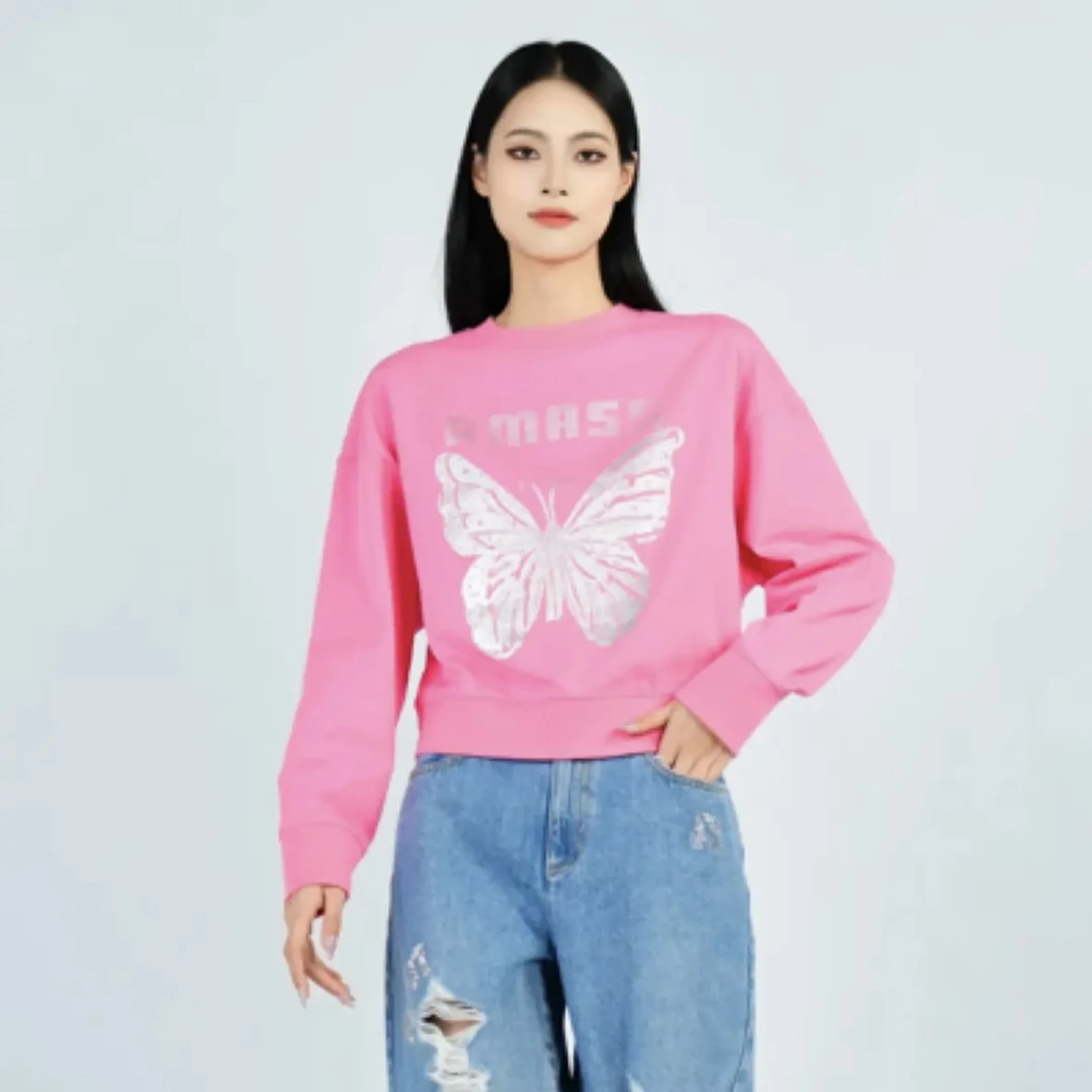 北京阿玛施 新款卫衣 530027 年轻时尚休闲宽松百搭圆领长袖上衣