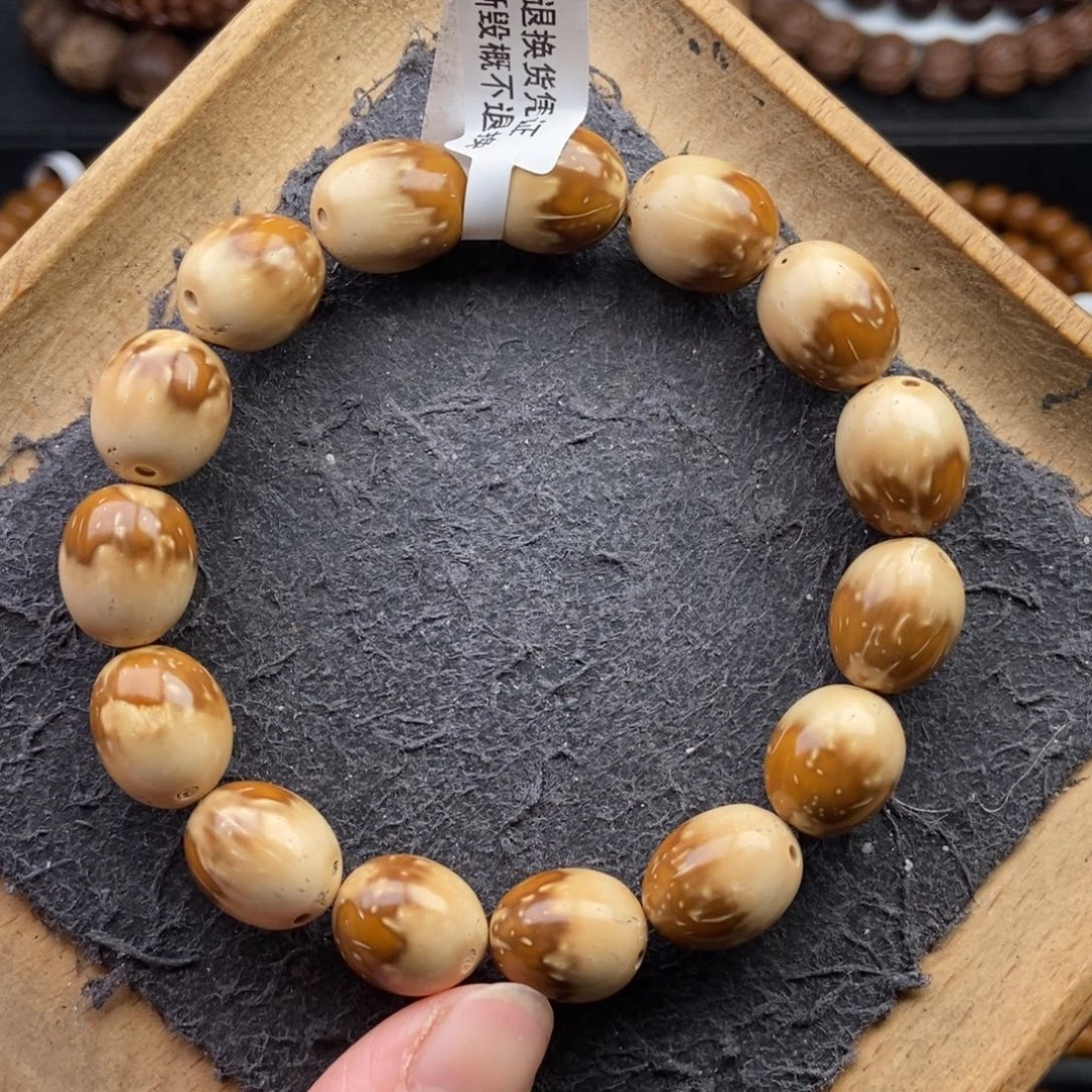 紫金鼠手串12mm精品花皮