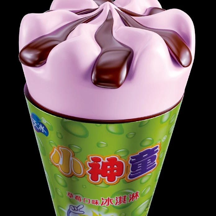 天冰小神童草莓口味网红雪糕