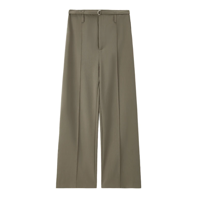 【许半夏推荐】高腰显瘦气质休闲裤S1615