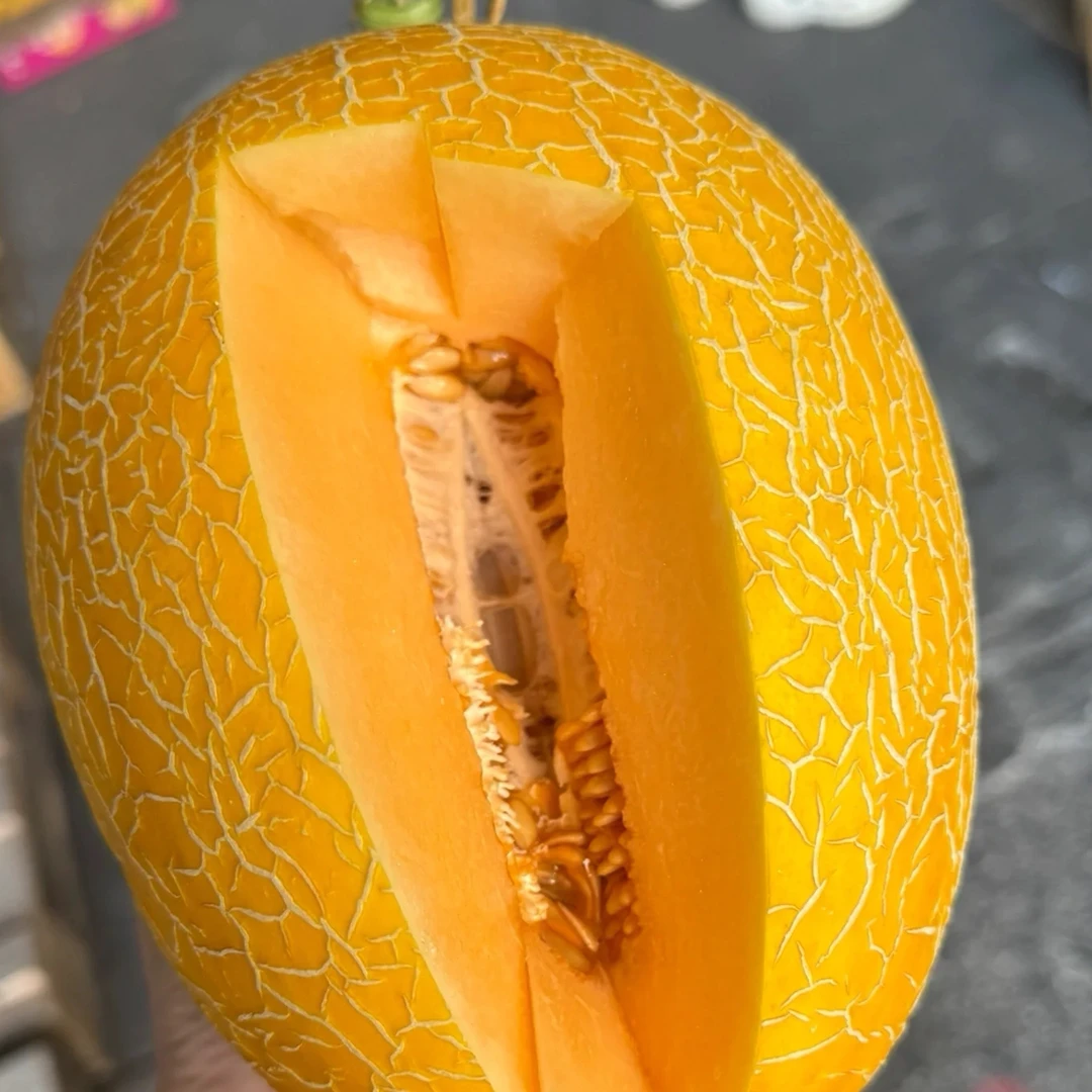 黄皮哈密瓜，脆甜，2.5-3斤