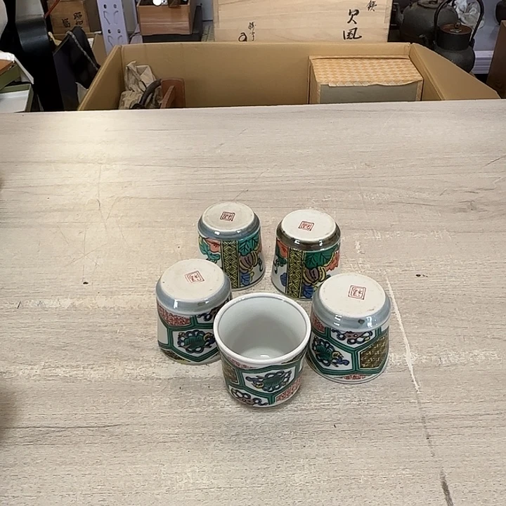 瓷片茶道具工艺品