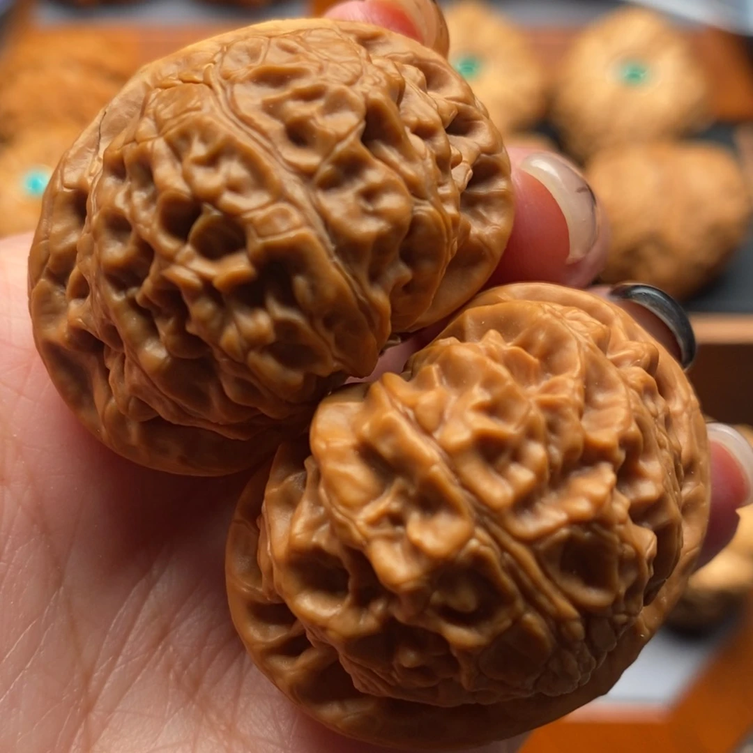 把件文玩核桃41尺宫灯狮子头