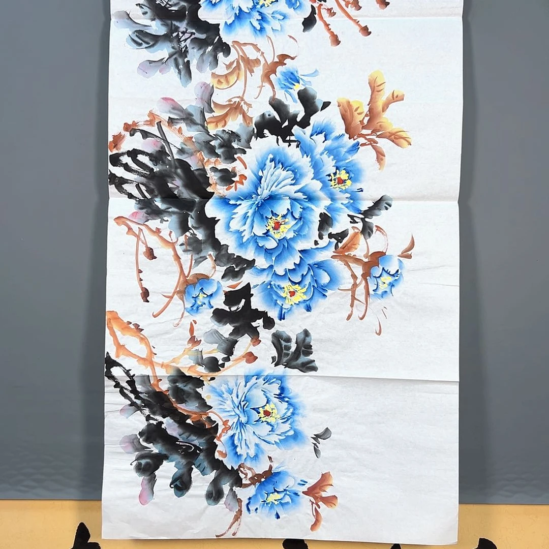 国画887 花鸟和蝴蝶都会出现