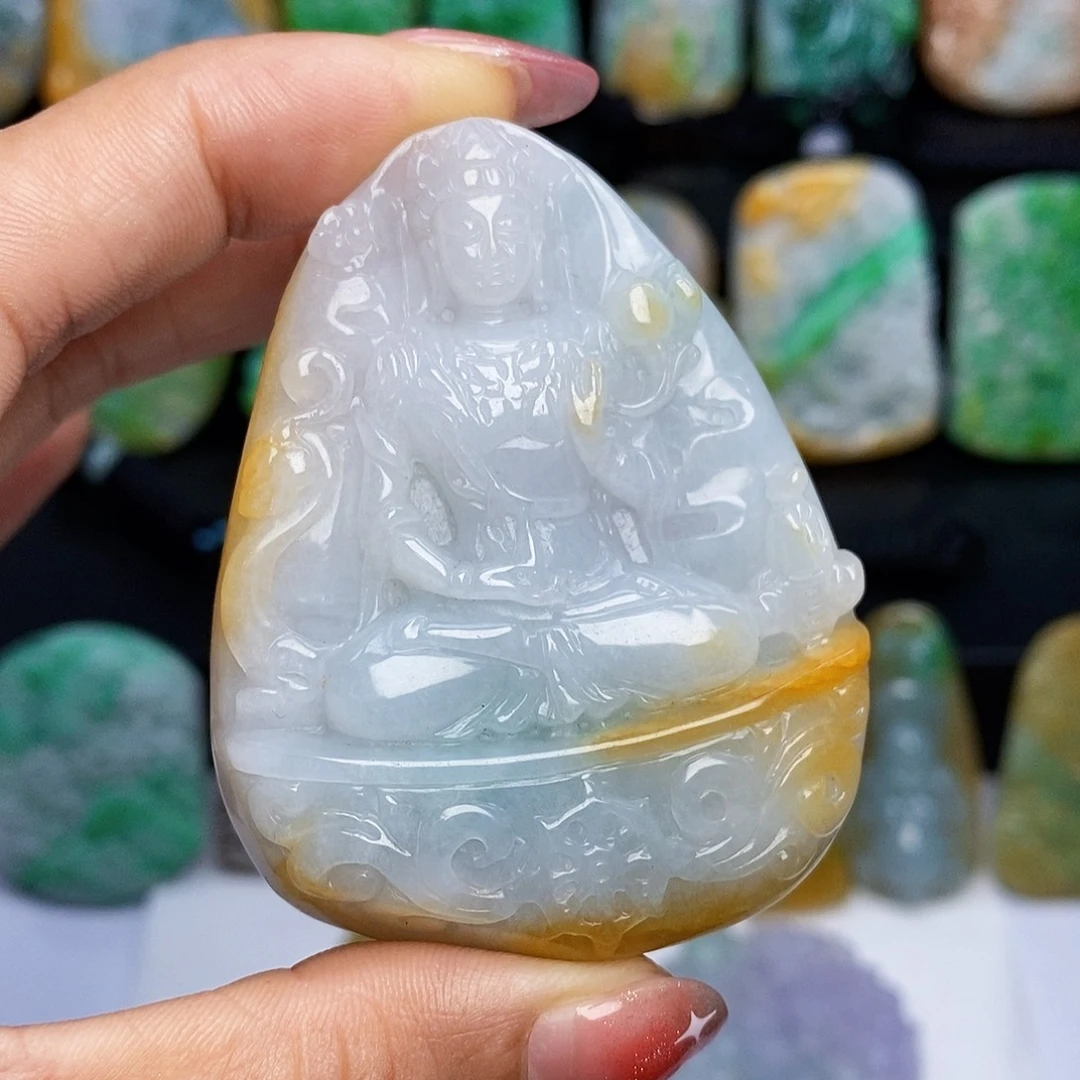 定制翡翠未镶嵌翡翠A货一物一证福利款