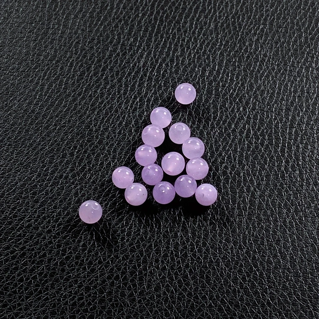 多样性发货 紫罗兰卡6+mm  散珠单珠一颗