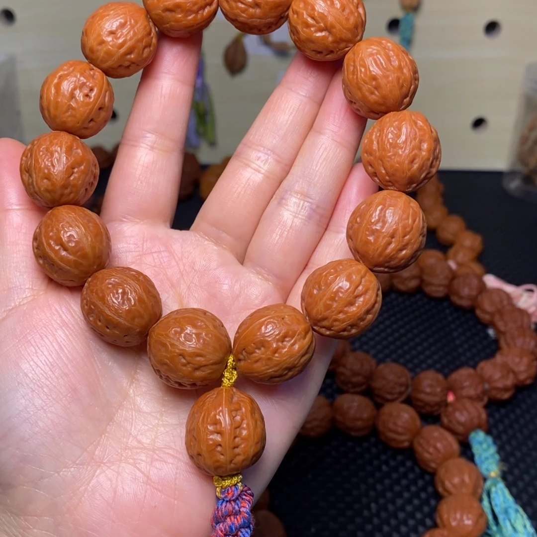 文玩核桃手串20光头手持