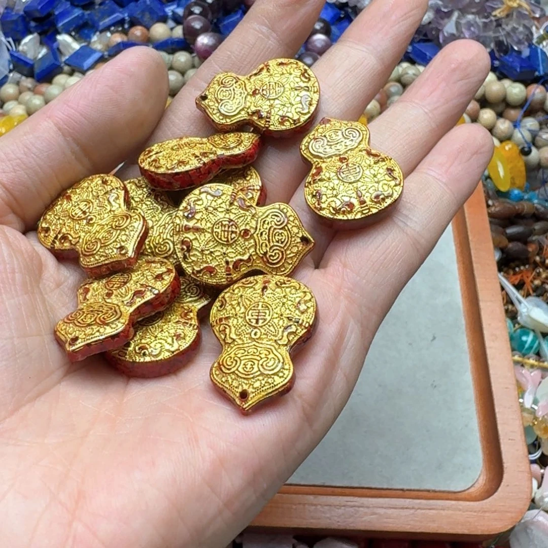 合金玛瑙/玉髓珠宝半成品一个21x30m晶体砂吊坠