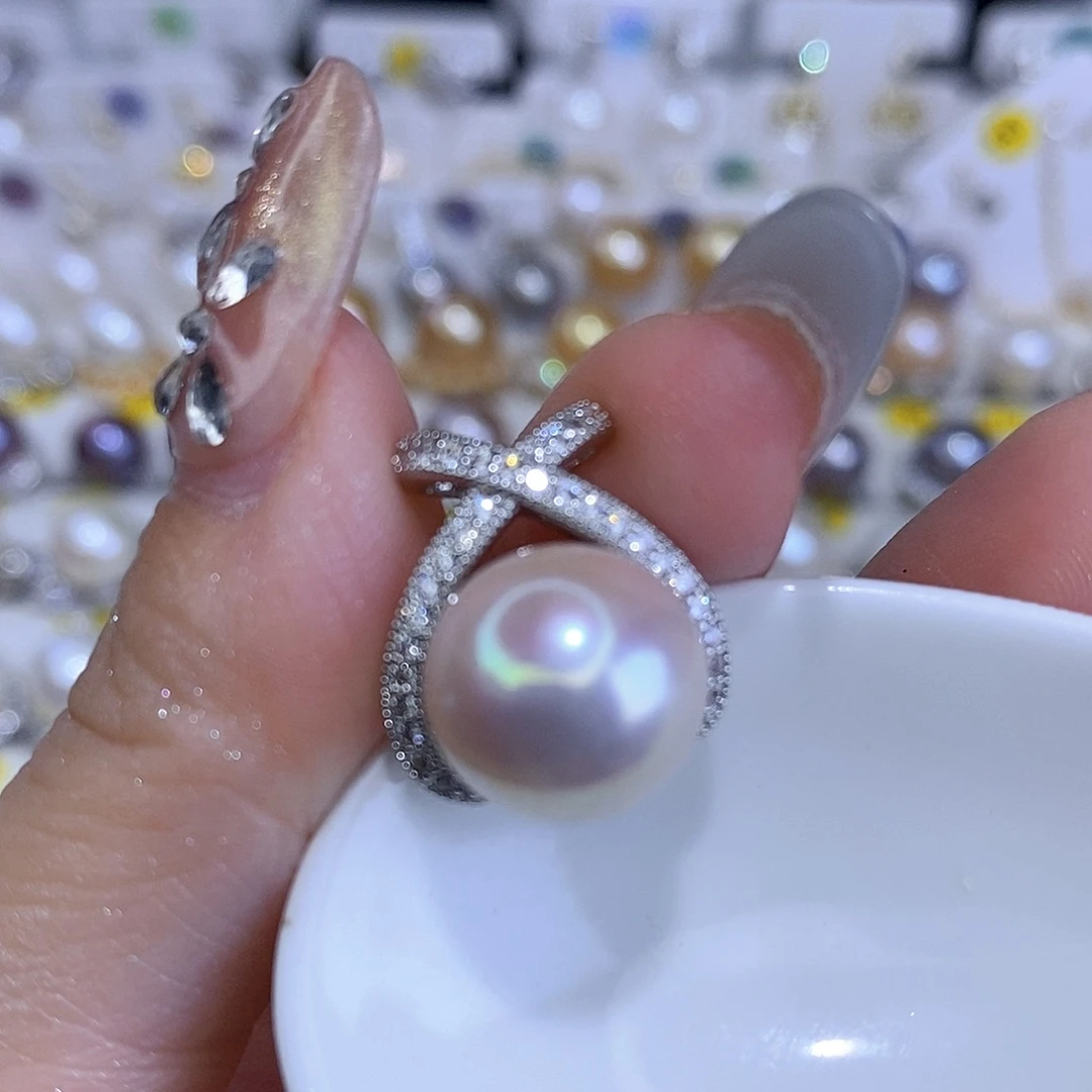 颈饰合金淡水珍珠