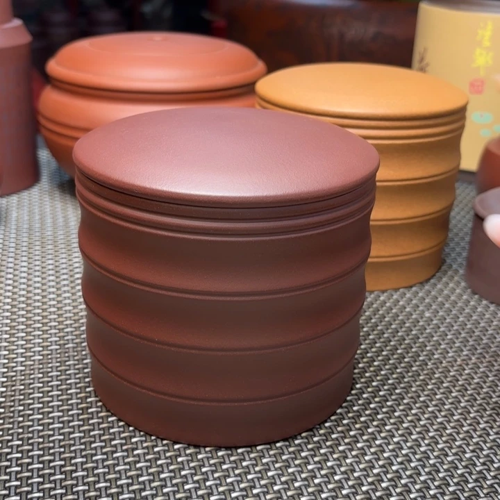 紫砂茶叶罐中高端紫砂茶叶罐