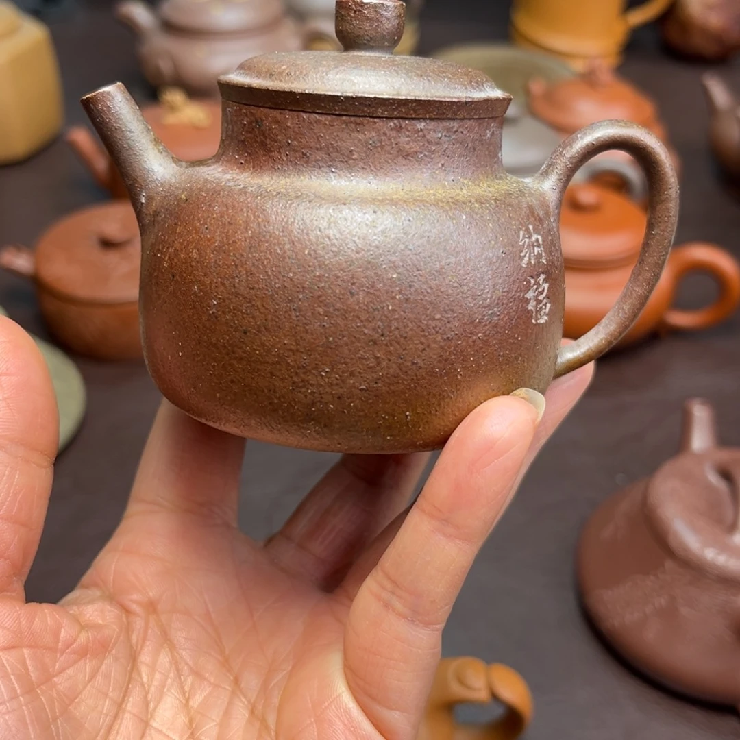 O***f紫砂茶壶手工制作原矿紫砂