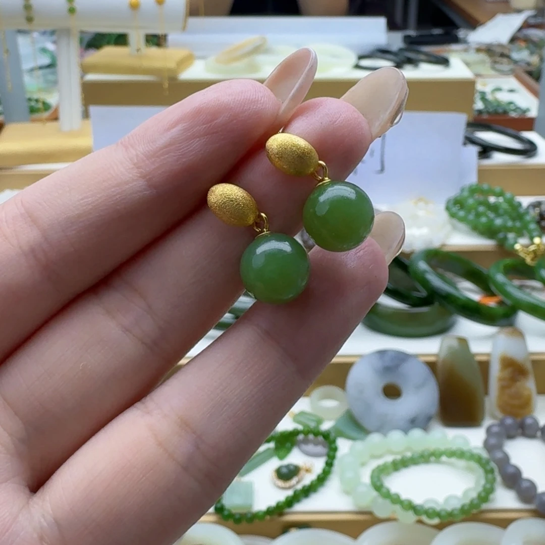 项链银S925镶嵌和田玉
