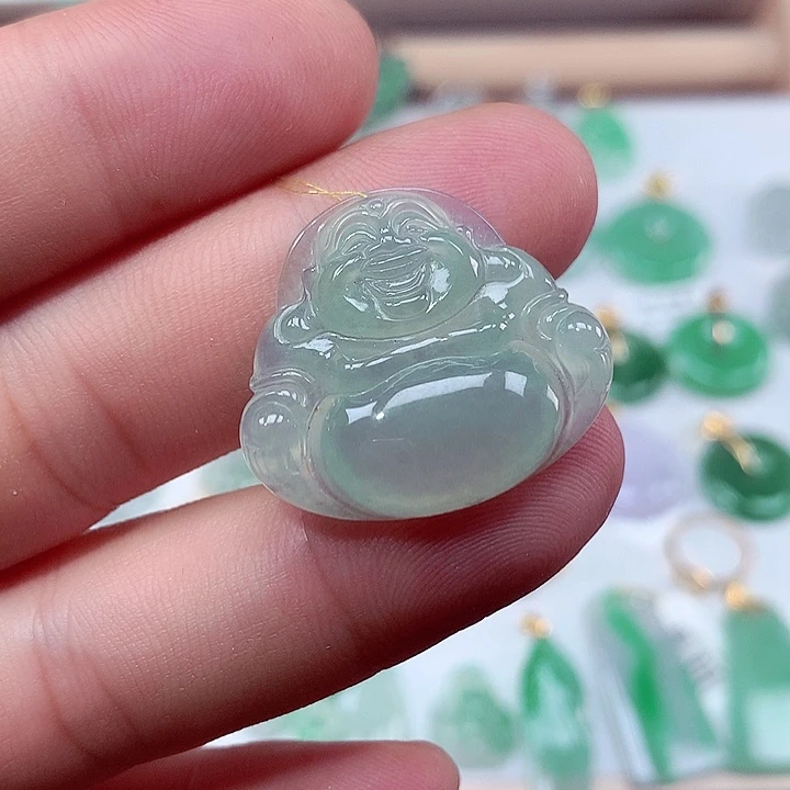 颈饰未镶嵌翡翠吊坠