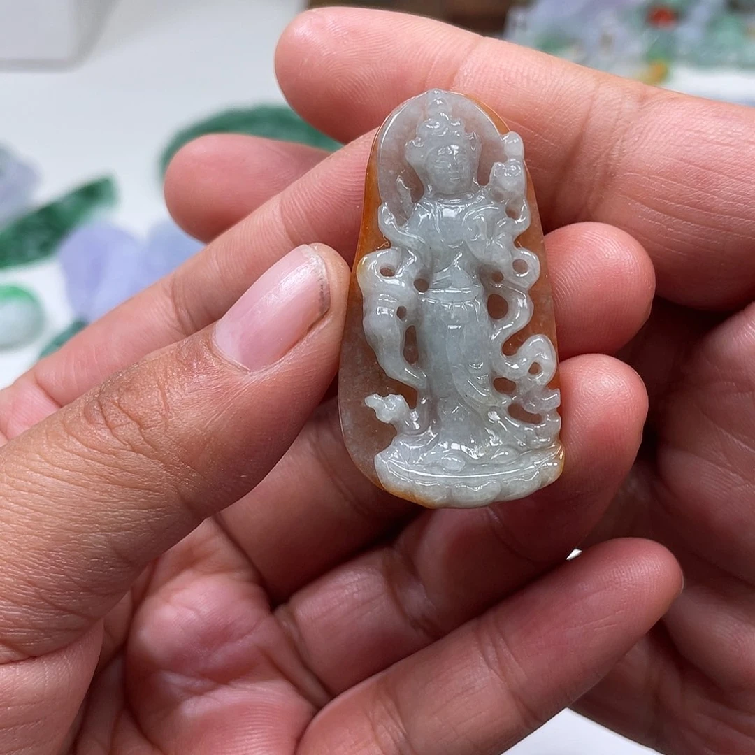 颈饰未镶嵌翡翠翡玉缘翡翠