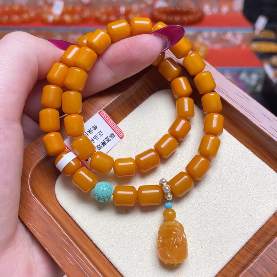 手链蜜蜡未镶嵌手串