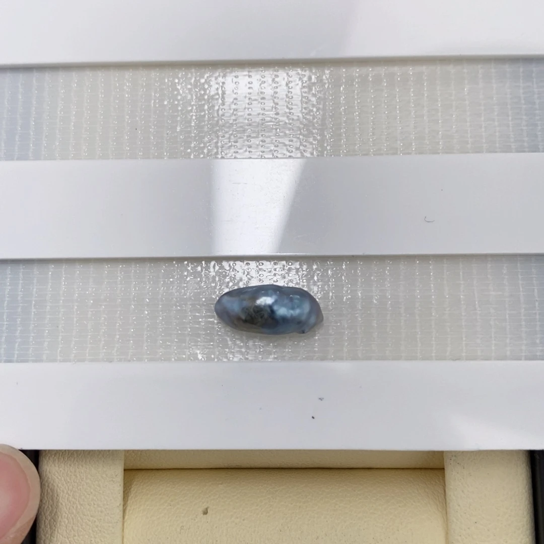 未镶嵌keshi海水珍珠蓝血keshi定制多样性不退换