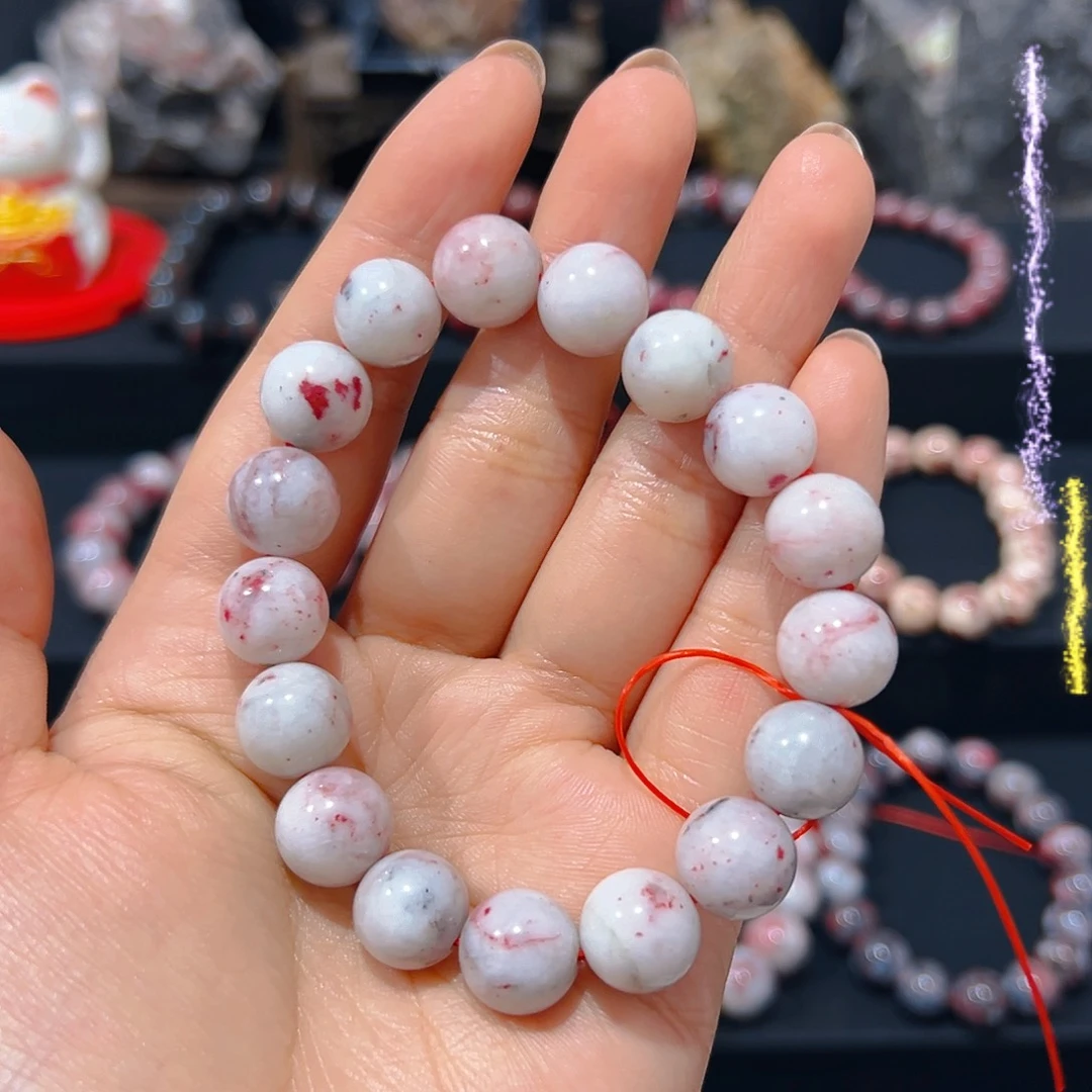 天然辰砂朱砂原石卡11