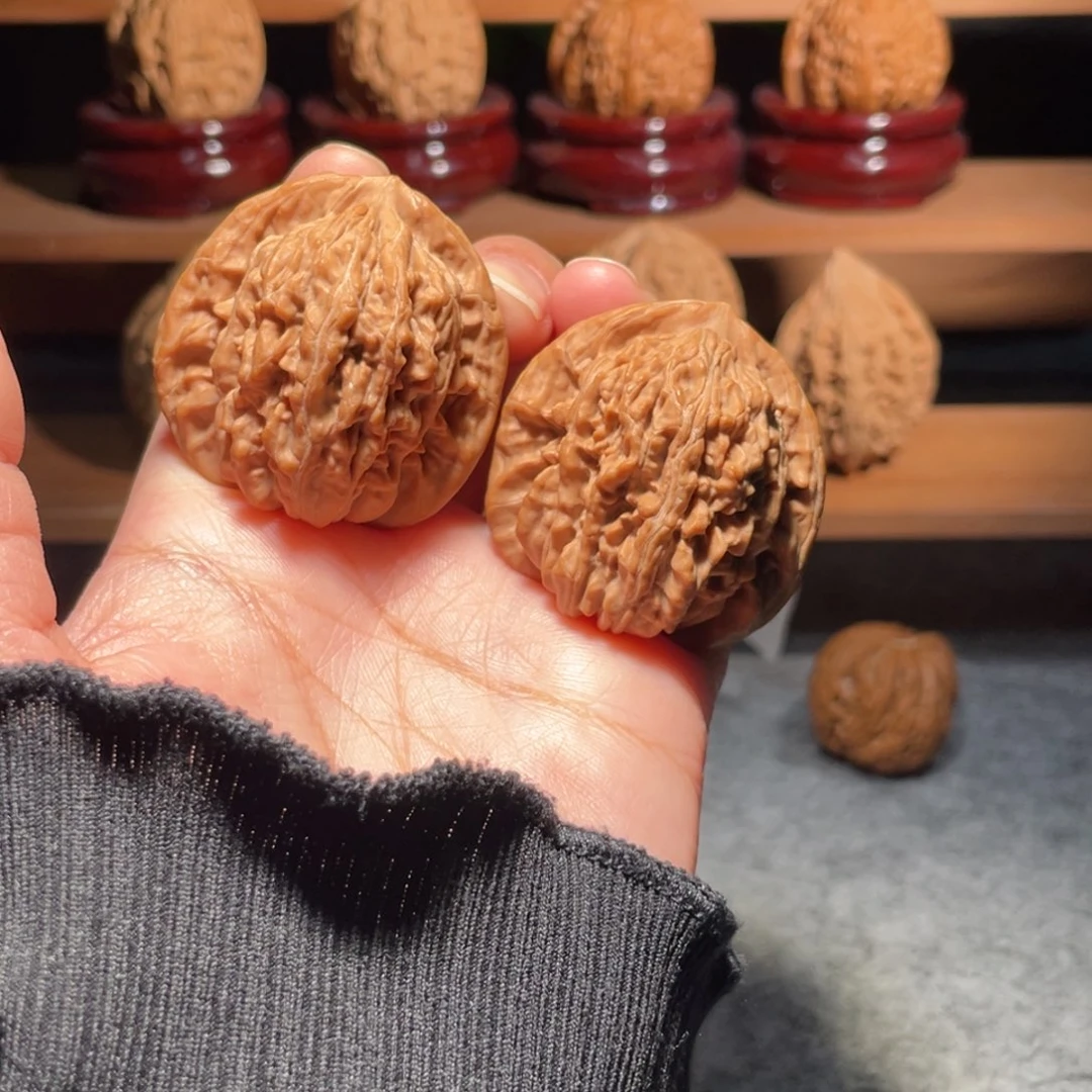 核桃手串/手链三角四座楼全品油蜡皮40
