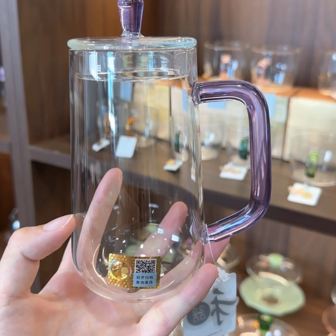 禾器青霓杯浅紫色。。。