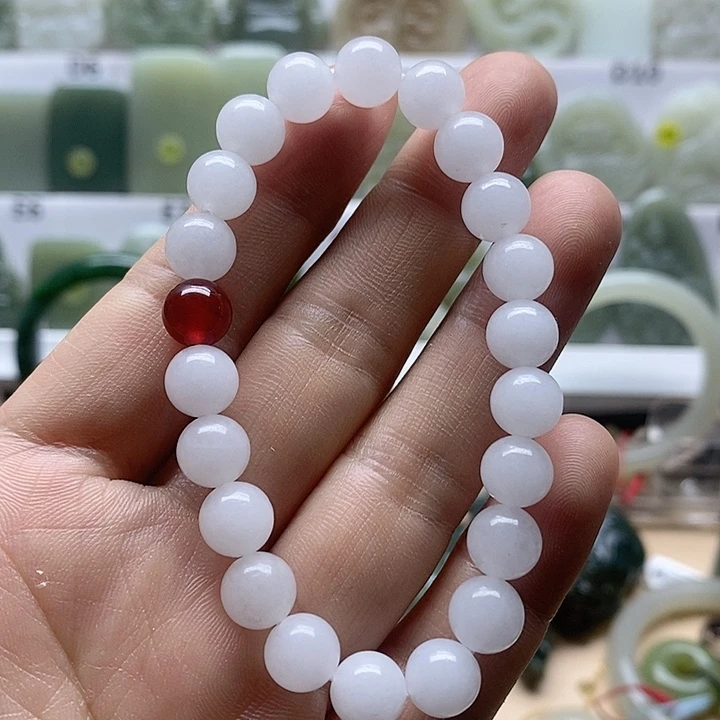 石英岩玉手链未镶嵌