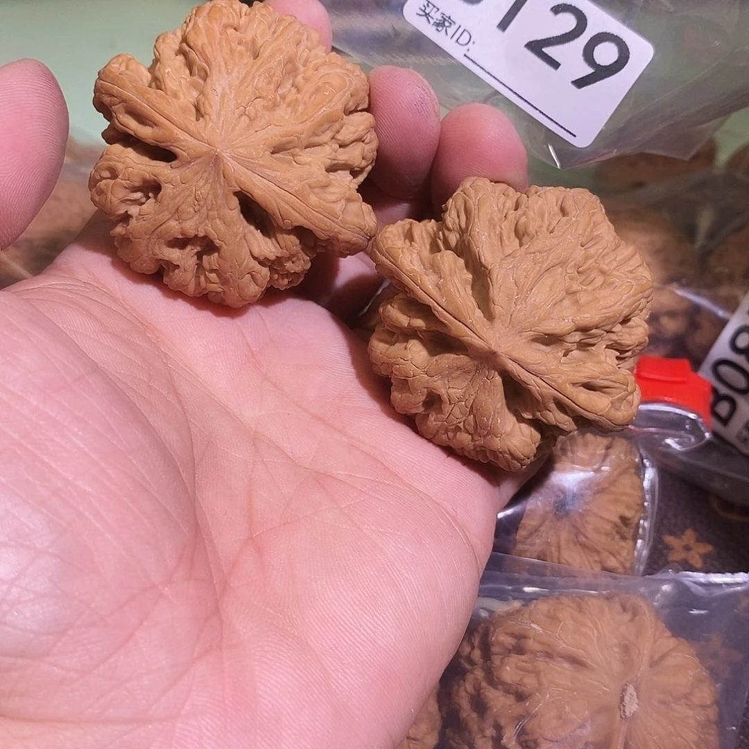 把件文玩核桃粗筋52尺。