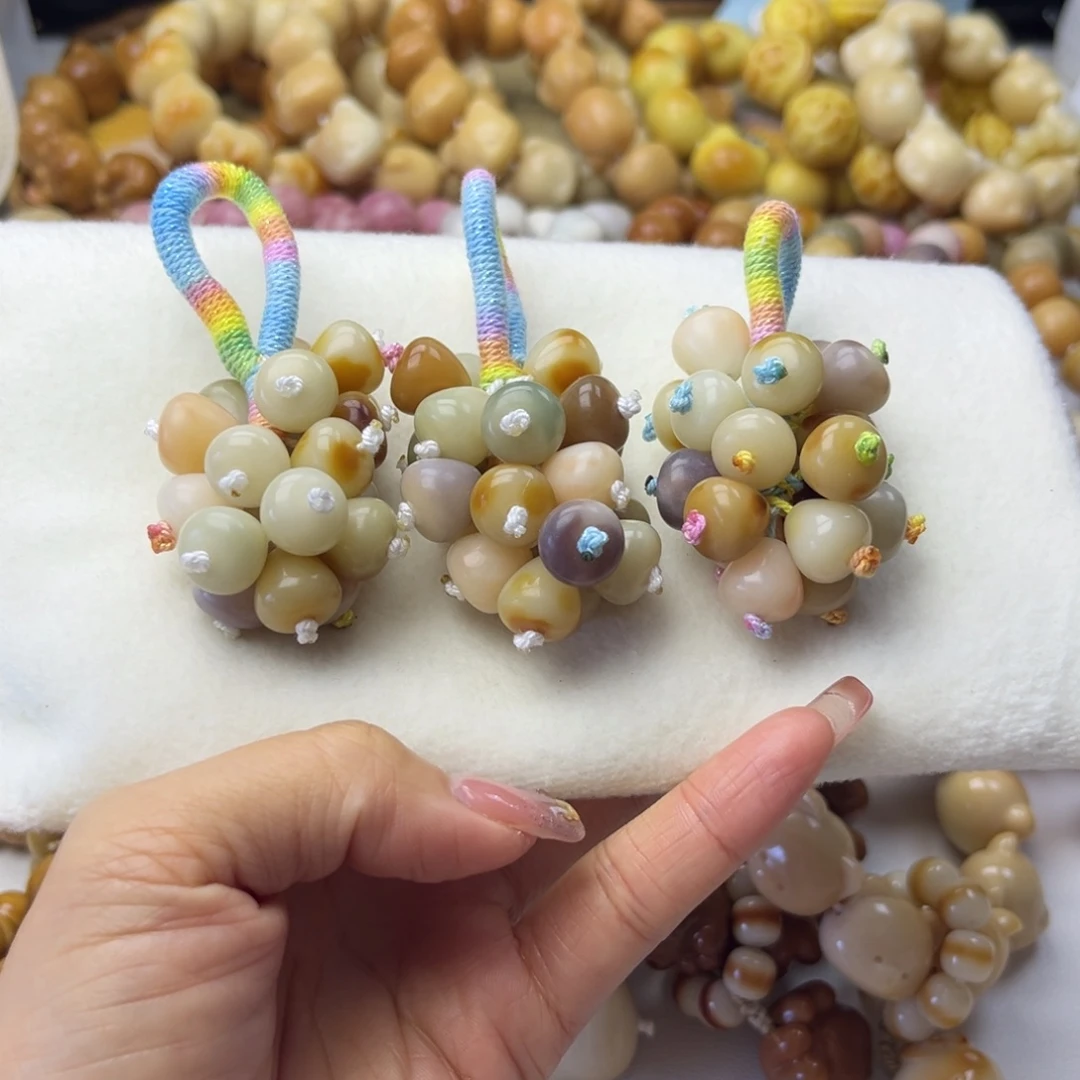 菩提根/象牙果手串葡萄挂件水滴12mm通货一串