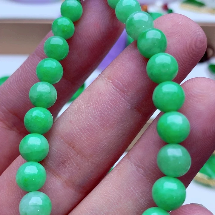 翡翠未镶嵌手链手串