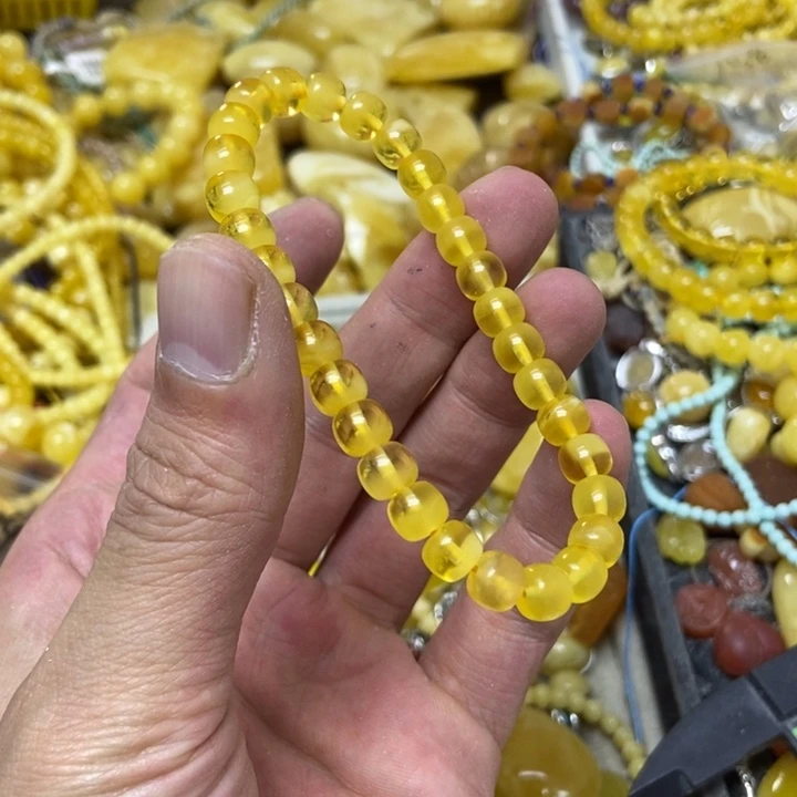裸石蜜蜡未镶嵌多样性发货