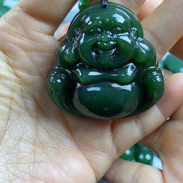 吊坠(不含链)未镶嵌和田玉（碧玉）47