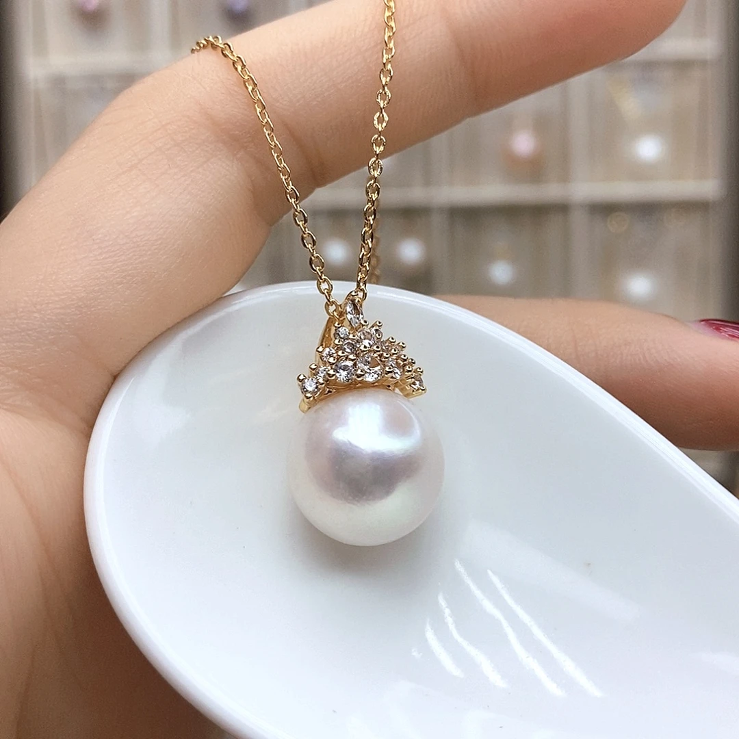 淡水珍珠合金颈饰