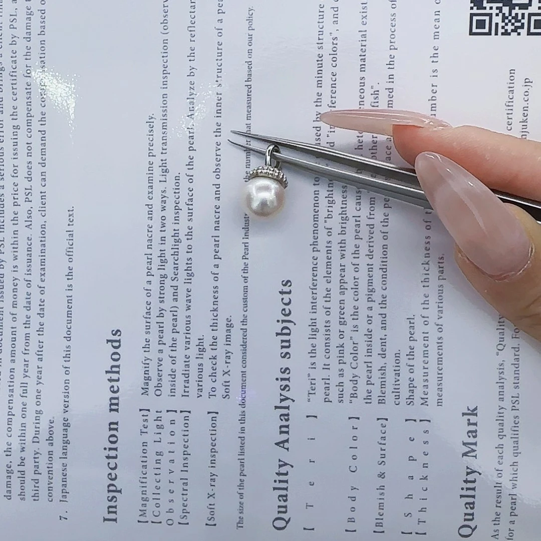 海水珍珠银S925镶嵌颈饰