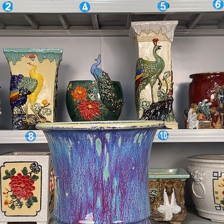 芥***葵正宗岭南石湾花盆